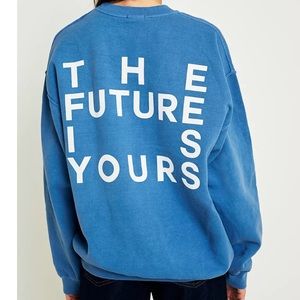 Urban Outfitters The Future Is Yours Oversized Sweatshirt
